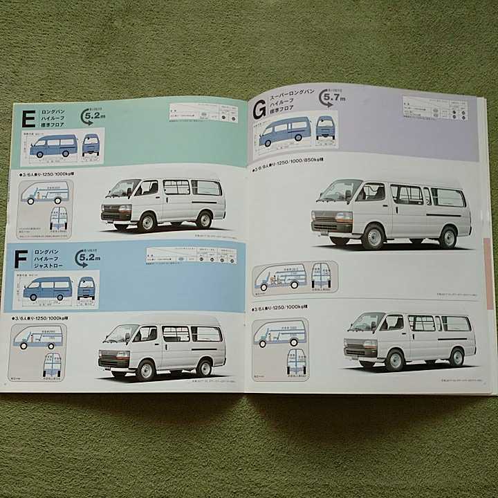  Hiace van H100 series 1997 year 10 month issue 25 page main catalog + price table + written estimate middle period model 1993 year 8 month ~1998 year 7 month correspondence for not yet read goods 
