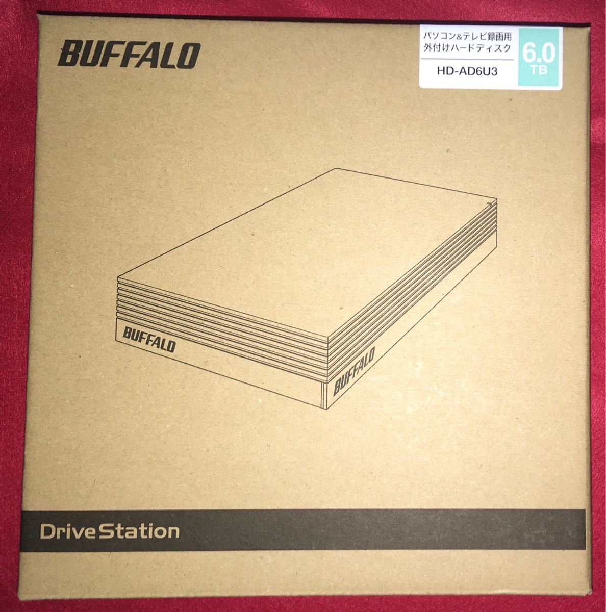 新品 未開封 BUFFALO 外付けハードディスク 6TB HDD