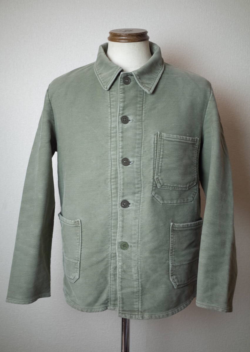 値引きする 美品 ワークジャケット エメラルドグリーン レアカラー フレンチワーク - テーラードジャケット