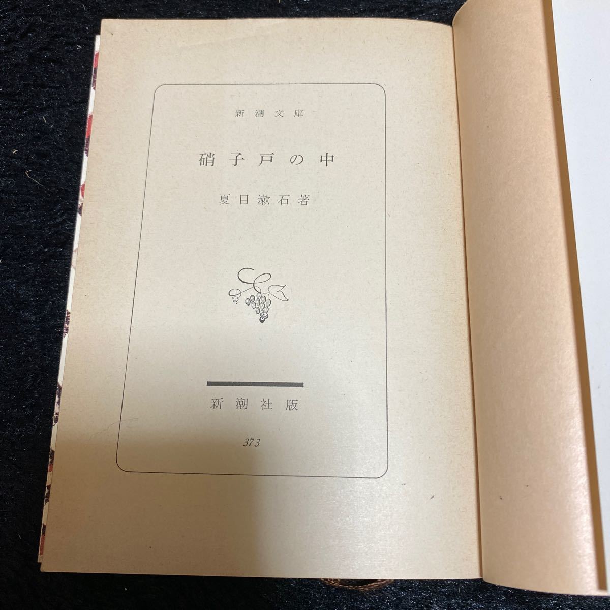 新潮文庫『硝子戸の中』夏目漱石