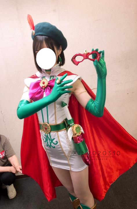 美聖女戦士エクリプス 女戦士 コスプレ衣装 風 風(ウィッグ 靴別売り)