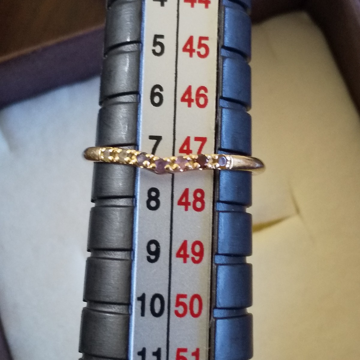 美品 ete エテ 7号 リング 指輪 アミュレット K10 10金 マルチ 美品 ete エテ 7号 リング 指輪 アミュレット K10 10金 マルチ