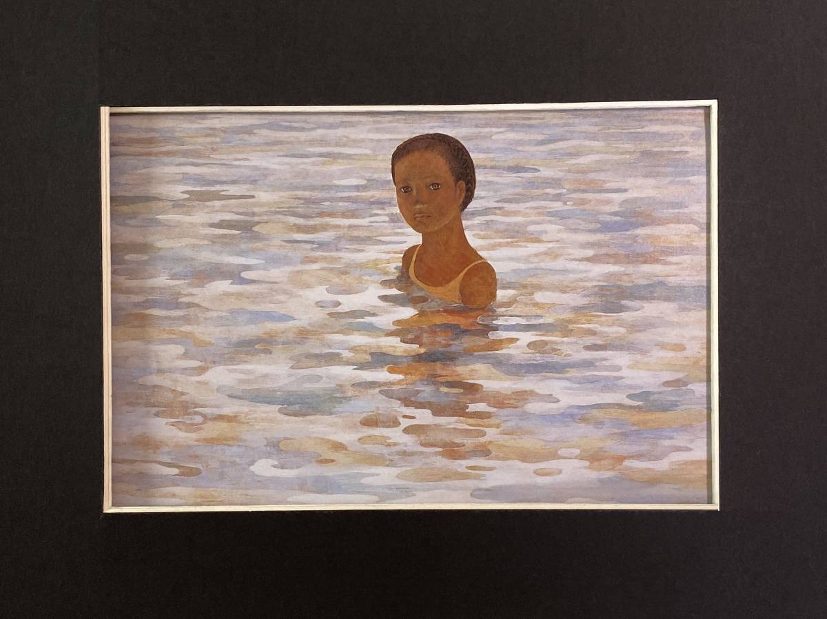 Yahoo!オークション - 丹羽貴子、〈水の中から〉、希少画集画、高級