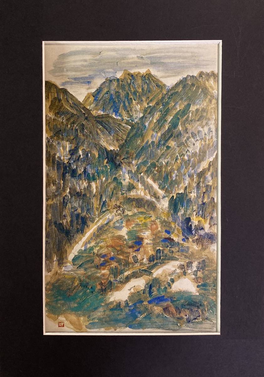  Kobayashi peace work,( Shinshu cheap . ridge. summer ), rare book of paintings in print ., high class new goods amount * frame attaching, condition excellent, free shipping 