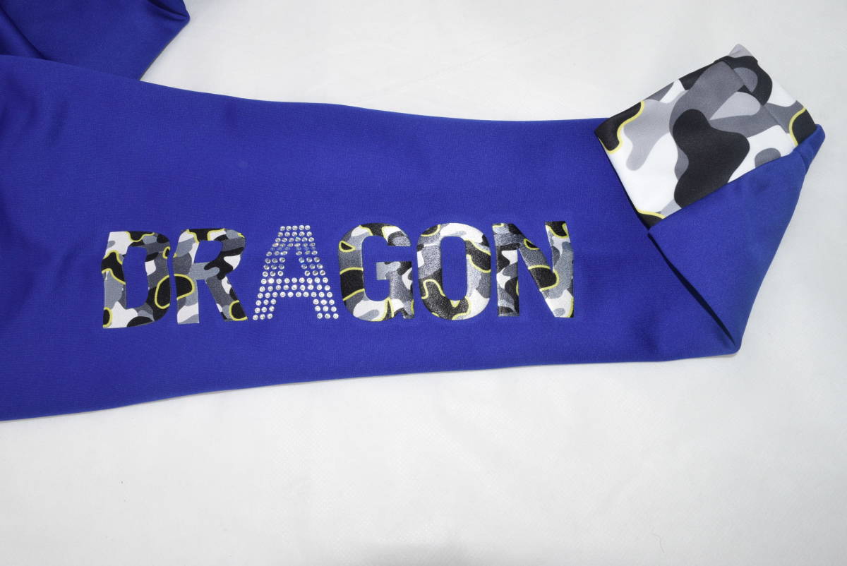 * новый товар * Dance With Dragon DANCE WITH DRAGON рубашка-поло с длинным рукавом * голубой * осень-зима *3*L размер ширина плеча 44. ширина 53. длина одежды 68.* обычная цена 26,400 иен 