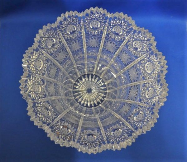 激安通販の B01312☆BOHEMIA GLASS ボヘミア クリスタル 500PK 花瓶 / 高級 クリスタルガラス