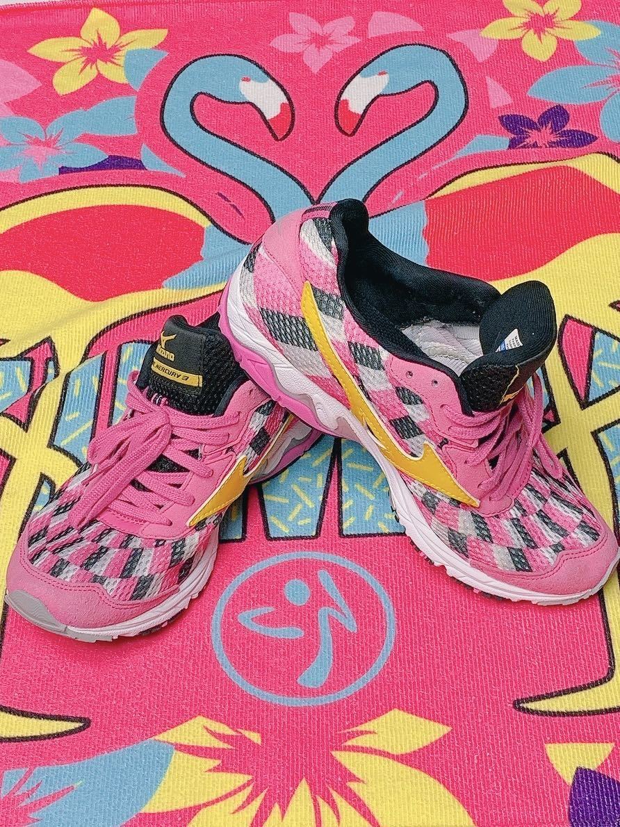  sneakers Mizuno MIZUNO WAVE MARCURY wave rider shoes shoes ZUMBA sport Jim jo silver g running walking Dance 