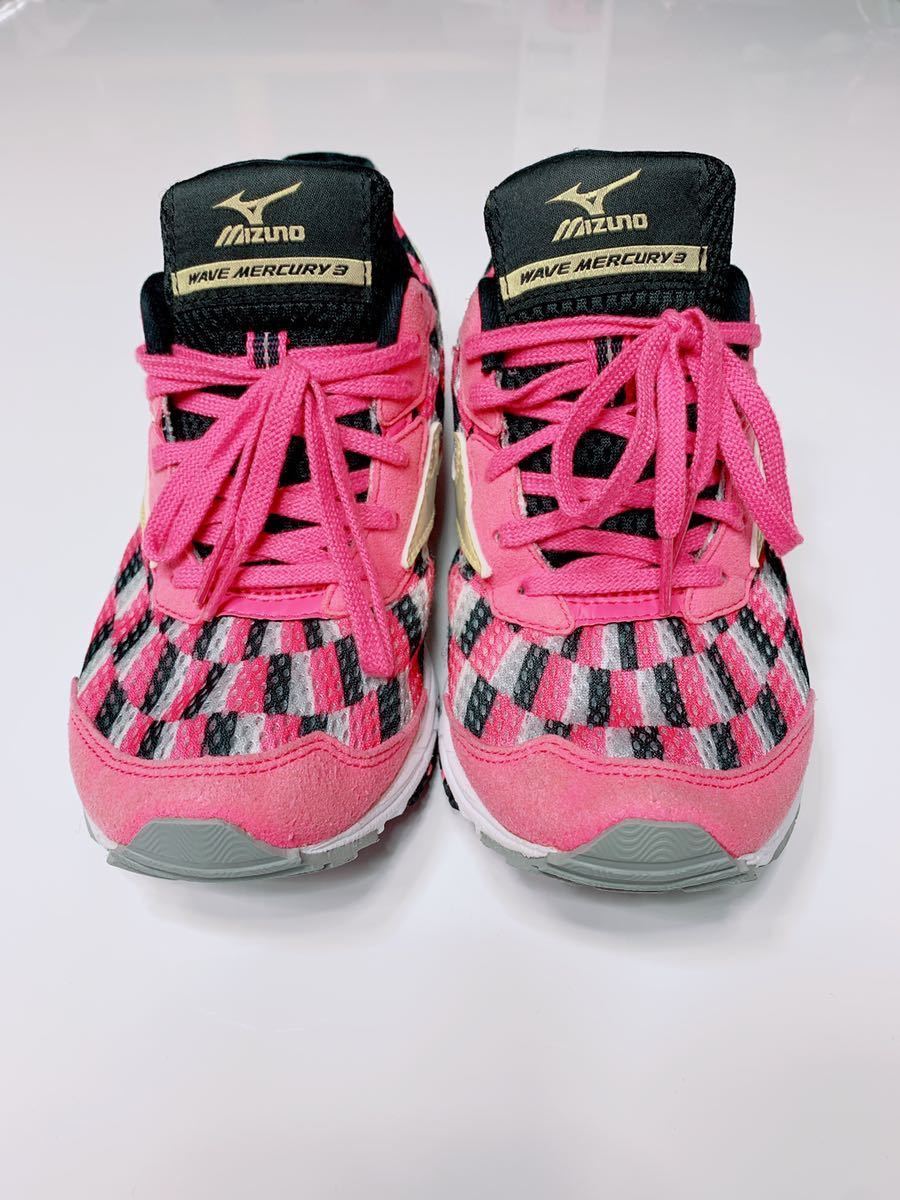  sneakers Mizuno MIZUNO WAVE MARCURY wave rider shoes shoes ZUMBA sport Jim jo silver g running walking Dance 