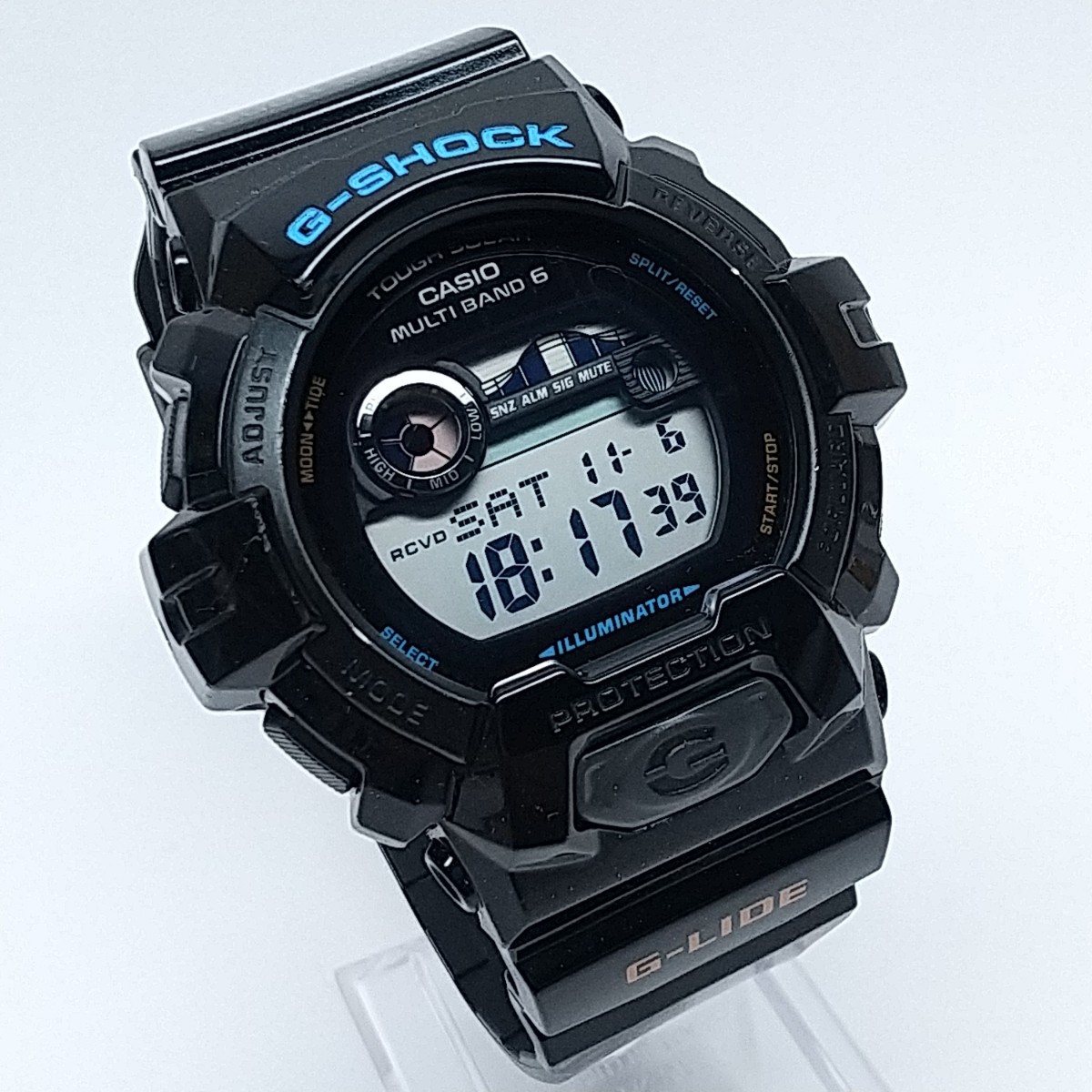 G-SHOCK CASIO 電波ソーラー GWX-8900-1JF ブラック - 腕時計(デジタル)