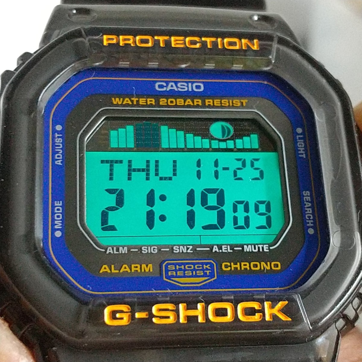 CASIO G-SHOCK/G-LIDE GLX-5600B-8JF(タイドグラフ機能付 CASIO G-SHOCK/G-LIDE GLX-5600B-8JF(タイドグラフ機能付