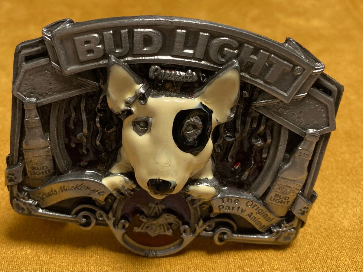 バドワイザー　Bud Light  ベルトバックル　BERGAMOT BRASS WORKS 社製　made in U.S.A.