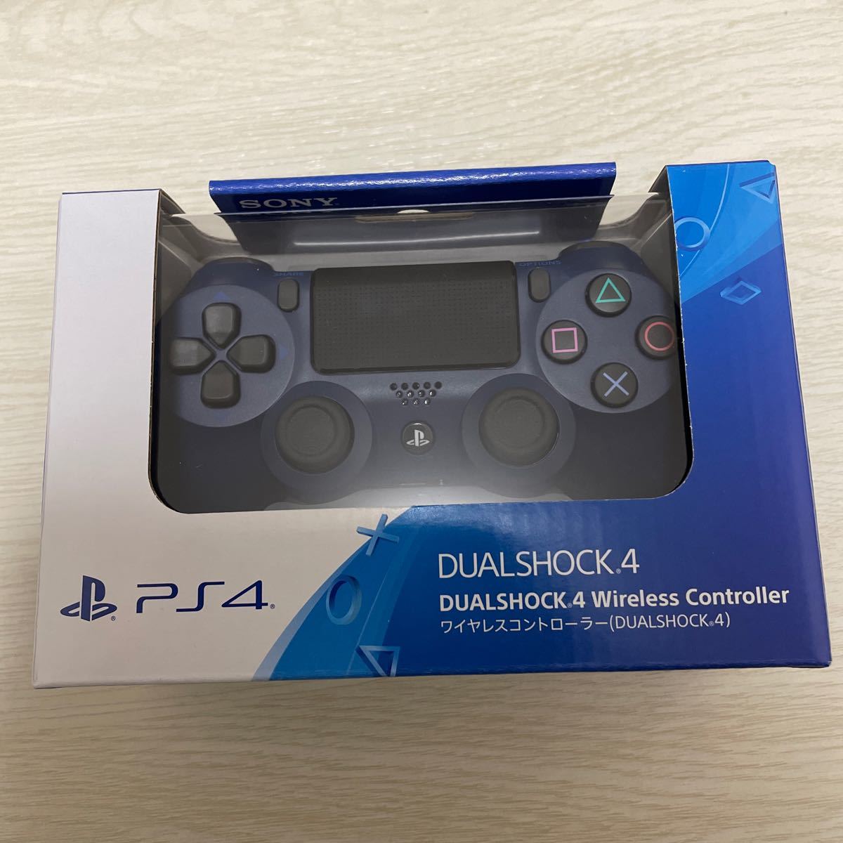PS4 ワイヤレスコントローラー 純正　ミッドナイト・ブルー