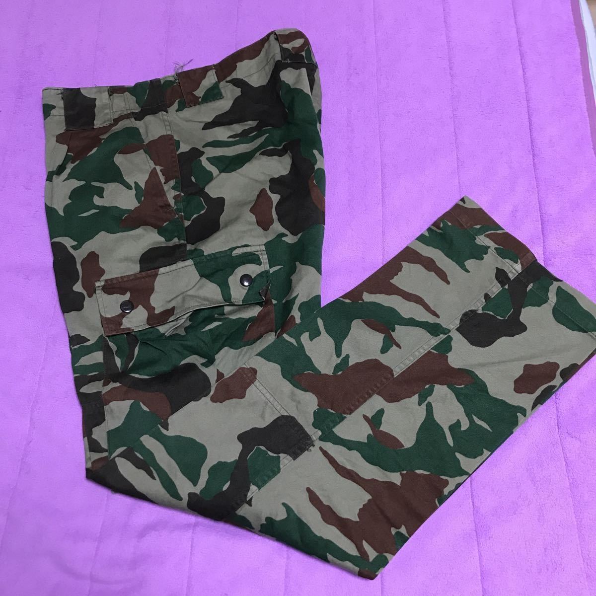 陸上自衛隊 旧迷彩 特号 空挺服 自衛隊迷彩 熊笹迷彩迷彩パンツ www