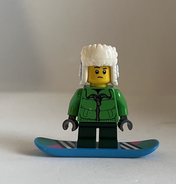 即決 新品 未使用　レゴ LEGO ミニフィグ ミニフィギュア　シティ　スノーボードを楽しむ男の子　すにーボーダー　子ども_画像4