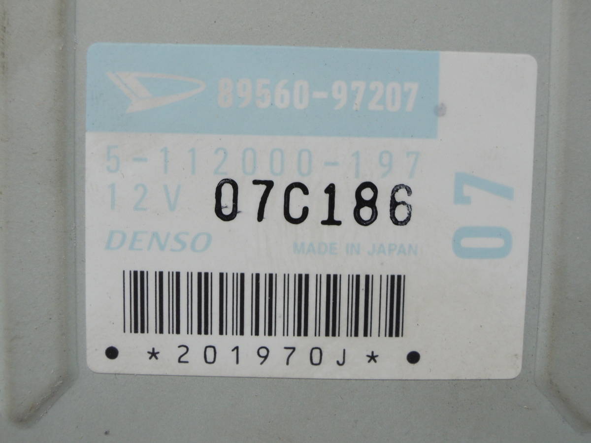 * GF-M112S Storia X4 original engine computer -ECU model :JC-DET 713cc 89560-97207 D-0521