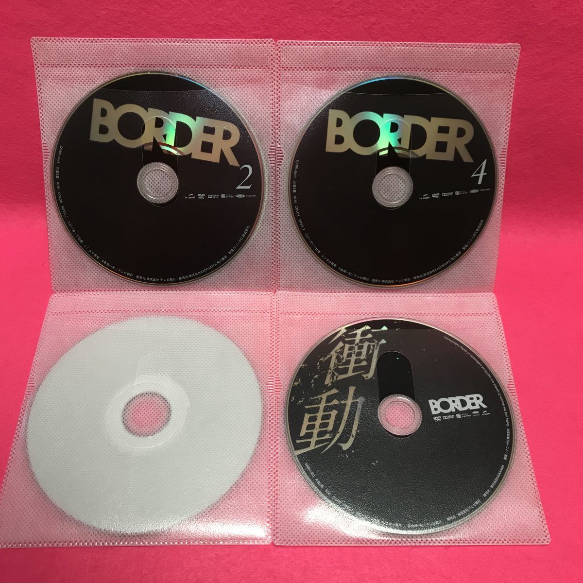 BORDER ボーダー 全5巻+贖罪+衝動 計7卷 レンタル DVD