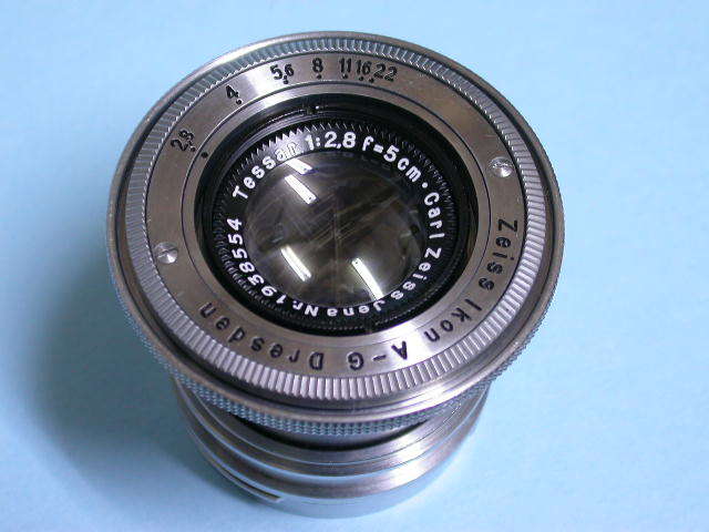 19720円 ツァイスイコンContax用テッサー50/2.8Cr #1938554 極上 19720円 ツァイスイコンContax用テッサー50/2.8Cr #1938554 極上