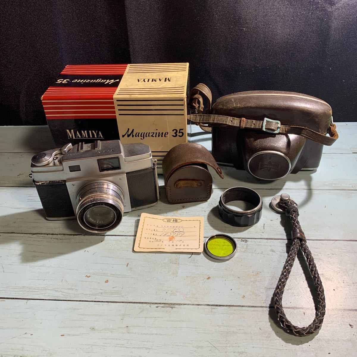 Mamiya マミヤ Magazine マガジン 35 Mamiya-Sekor フィルムカメラ レジンファインダーカメラ SEIKOSHA-MXL(3702)の画像1