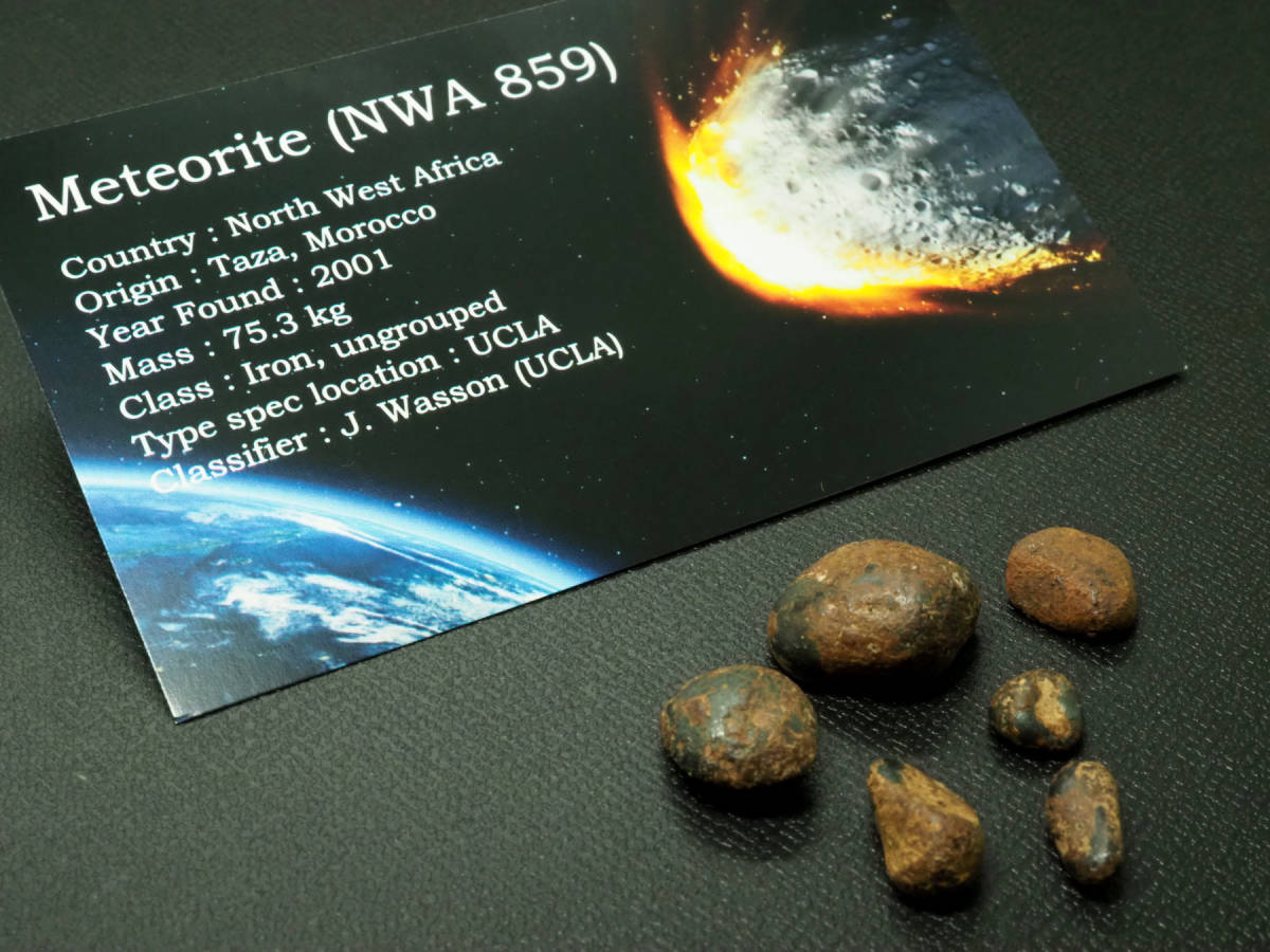 定番  限定入荷！超レア！Taza（タザ）隕石【NWA 】【14.2g】モロッコ王国タザ州産/鉄隕石 859 隕石