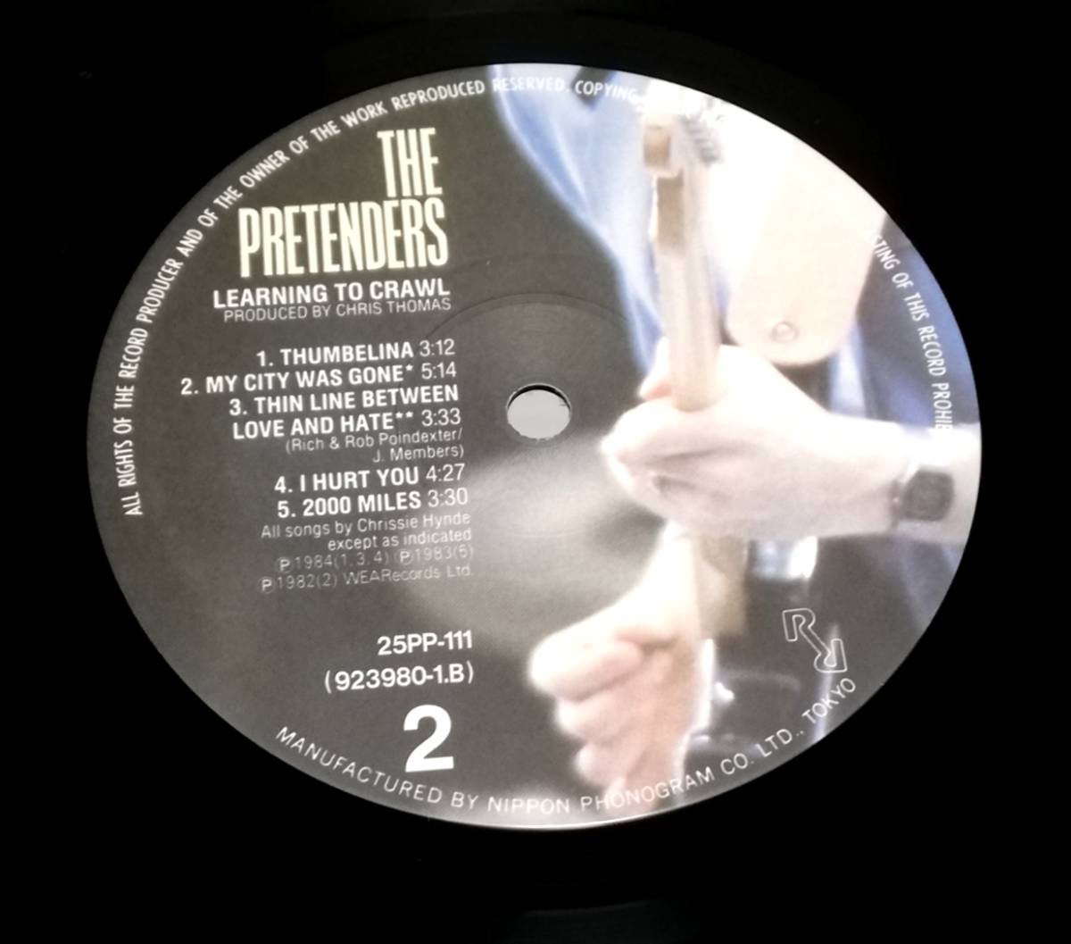 LP　PRETENDERS プリテンダーズ LEARNING TO CRAWL 情熱のロックンロール/25PP-111_画像6