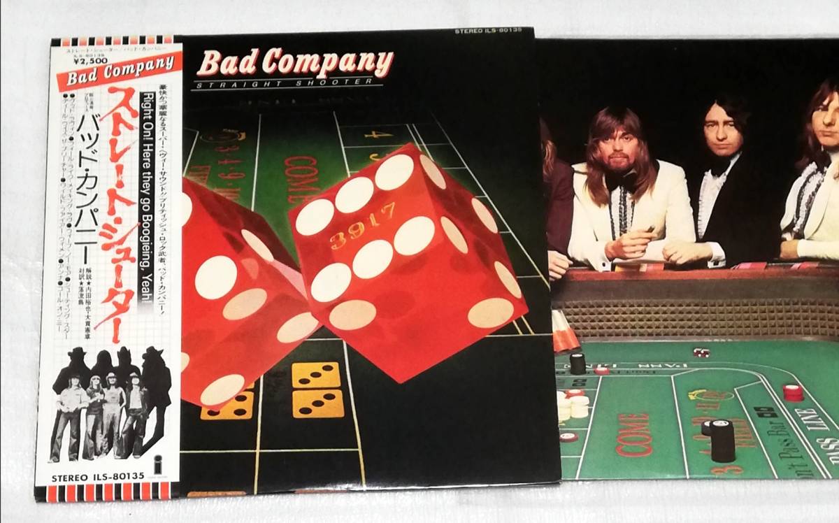 LP　BAD COMPANY ... STRAIGHT SHOOTER  прямой  .../ILS-80135