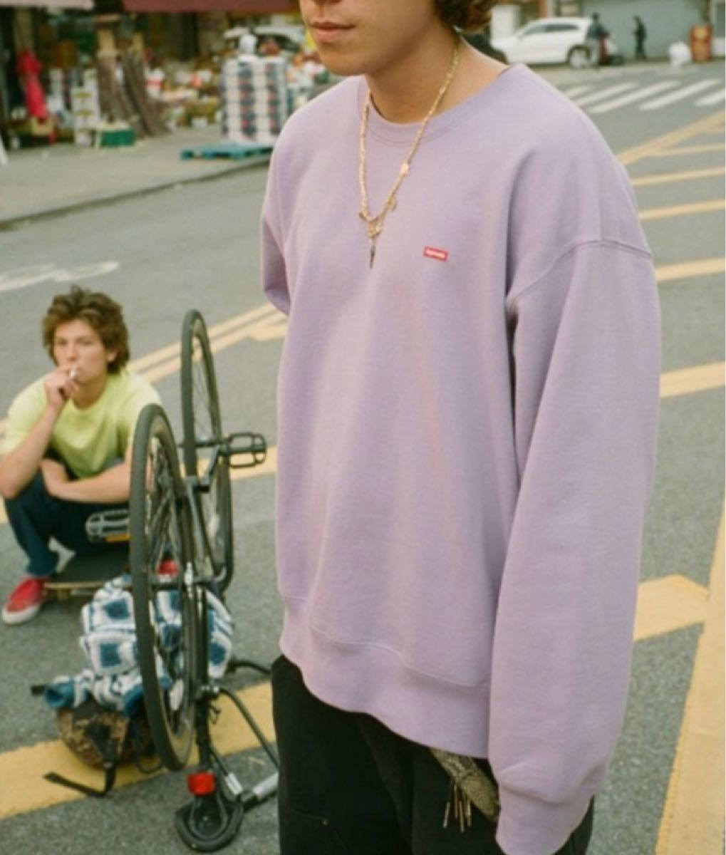 Supreme 20FW Small Box Crewneck Violet Mサイズ スウェット トレーナー