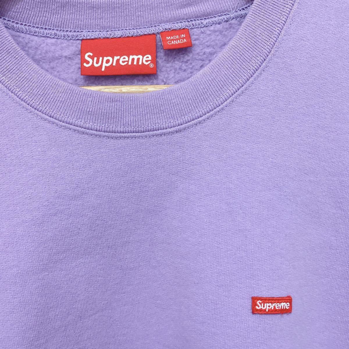 Supreme 20FW Small Box Crewneck Violet Mサイズ スウェット トレーナー