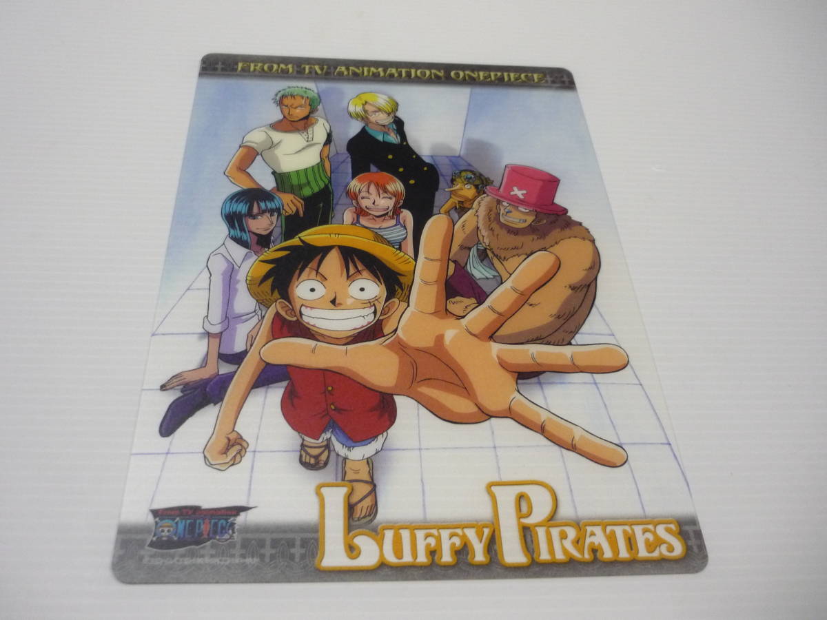 【送料無料】クリアプレート ワンピース ジャンボカードダス 麦わら海賊団 / ONE PIECE カード