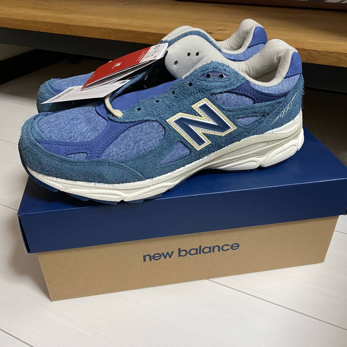 国内正規品 LEVI'S × NEW BALANCE M990LI3 INDIGO BLUE Made in USA リーバイス ニューバランス ベルベルジン 藤原