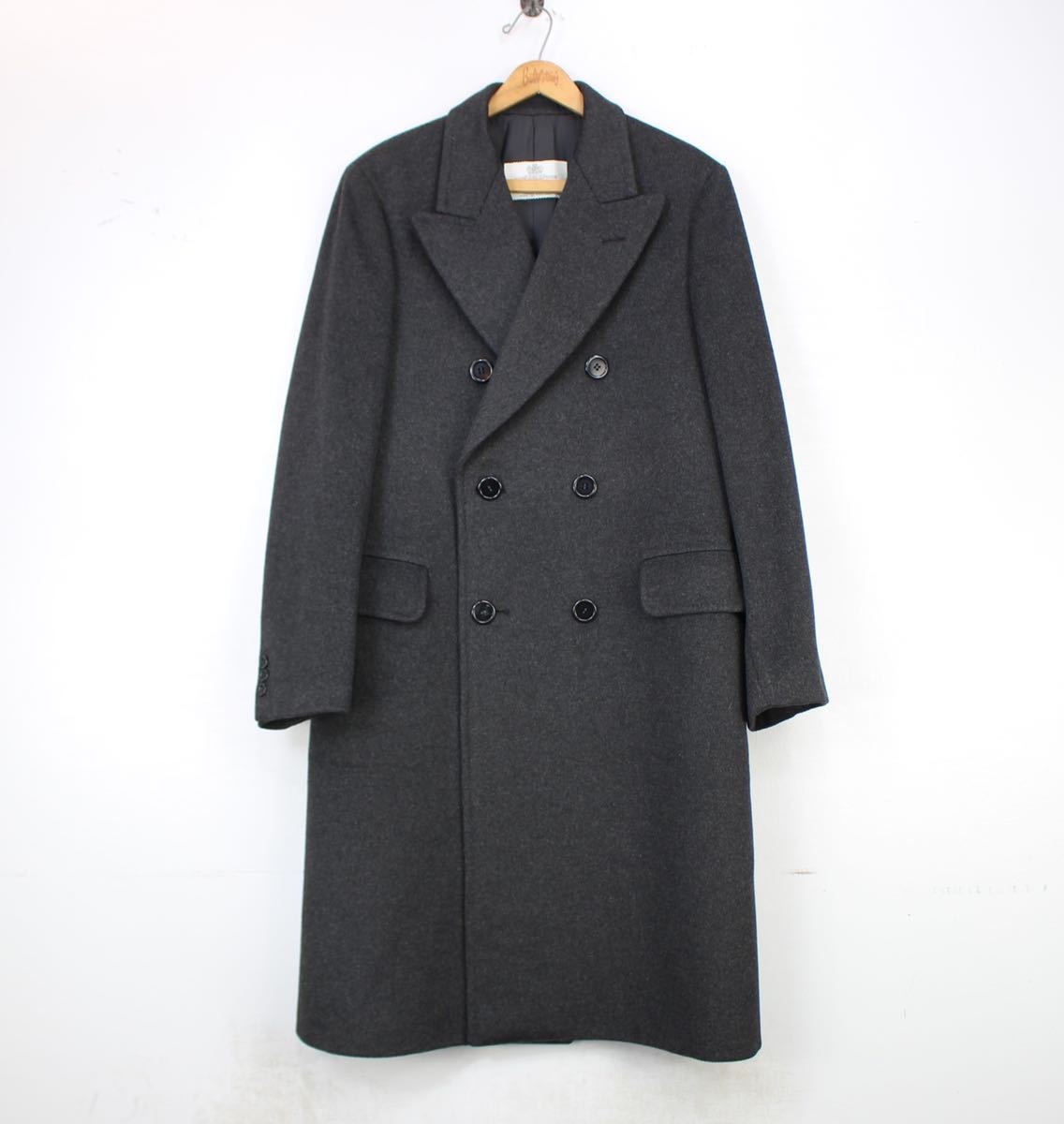 Aquascutum CASHMERE100% CHESTERFIELD COAT MADE IN ENGLAND/アクアスキュータムカシミヤ100%チェスターフィールドコート