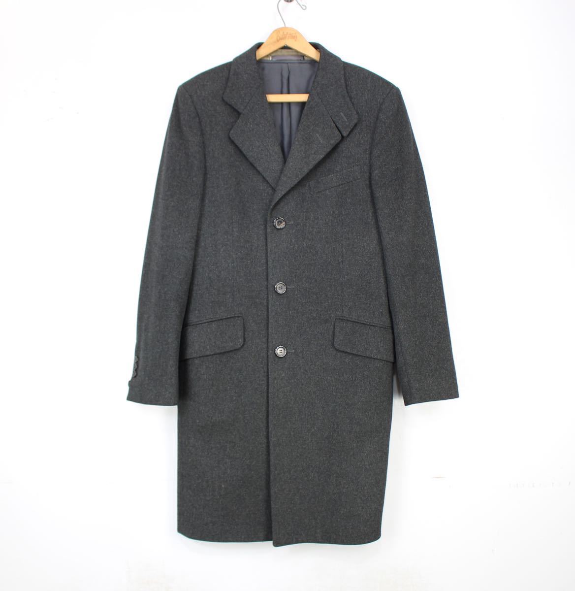 YVES SAINT LAURENT rive gauche WOOL CHESTERFIELD  COATイヴサンローランリヴゴーシュウールチェスターフィールドコート