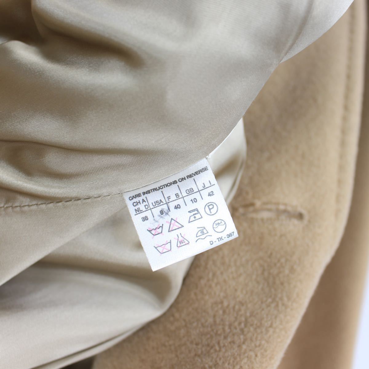 MAX MARA WOOL CHESTERFIELD COAT MADE IN ITALY/マックスマーラウールチェスターフィールドコート