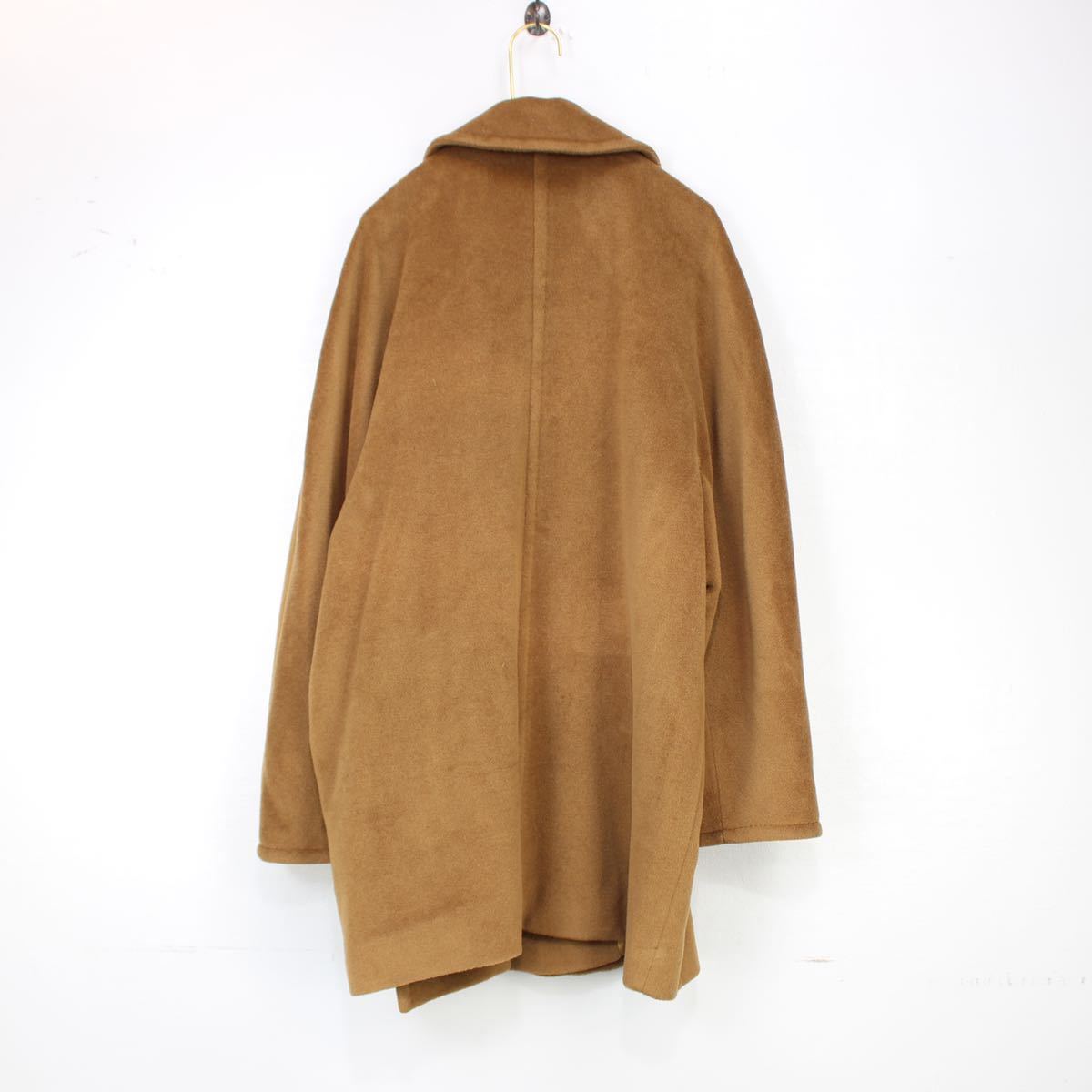 MAX MARA CASHMERE BREND WOOL OVER COAT MADE IN ITALY/マックスマーラカシミヤ混ウールオーバーコート_画像3