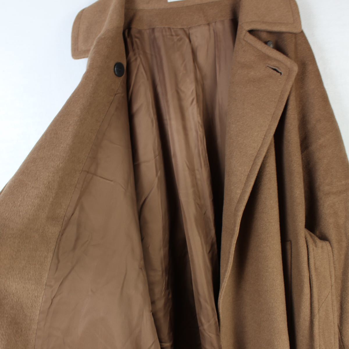 Aquascutum WOOL BELTED COAT MADE IN JAPAN/アクアスキュータムウール