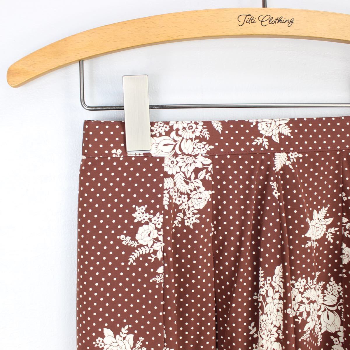 BURBERRYS DOT LACE COLLAR SET UP SKIRT/バーバリーズドット柄レース