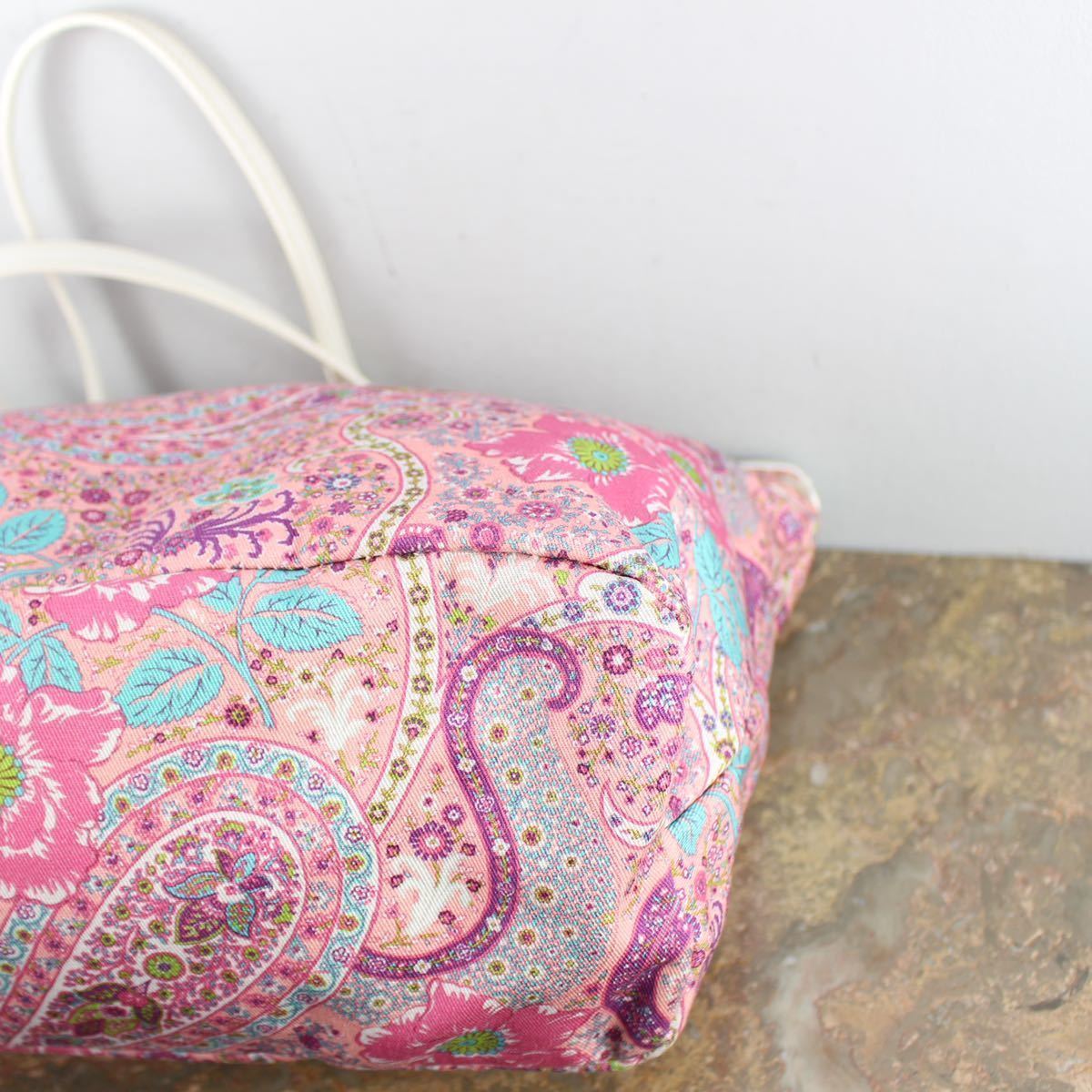 ETRO PAISLEY PATTERNED TOTE BAG MADE IN ITALYエトロペイズリー柄トートバッグ_画像6