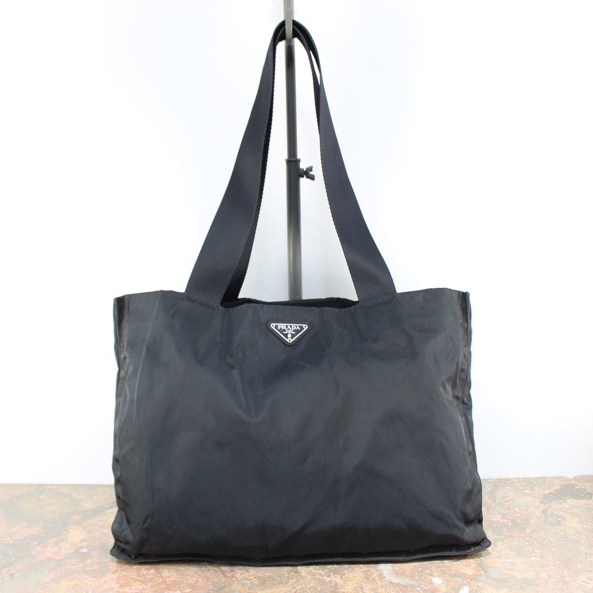 PRADA LOGO NYLON TOTE BAG MADE IN ITALY/プラダロゴナイロントート