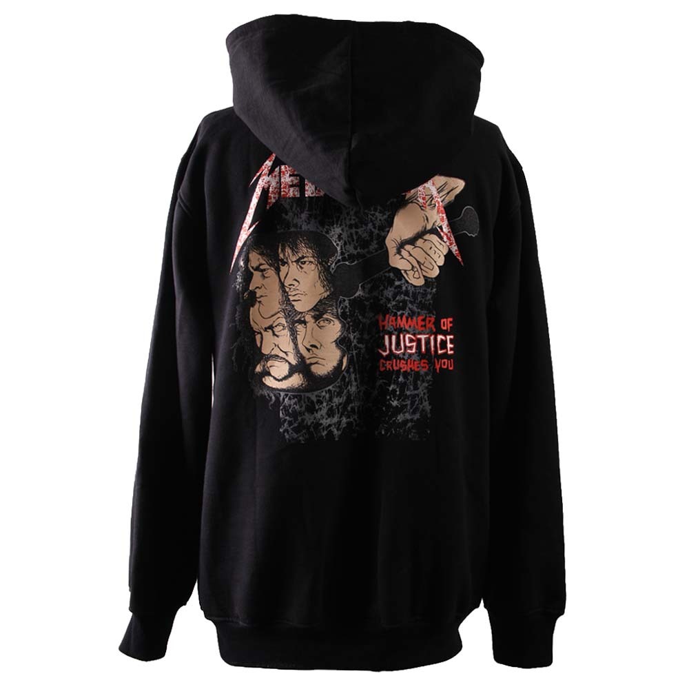 ag8●新品 黒 Mサイズ●メタリカ METALLICA パーカー スウェットパーカ PARKA//バンド ロック パンク メタル_画像3