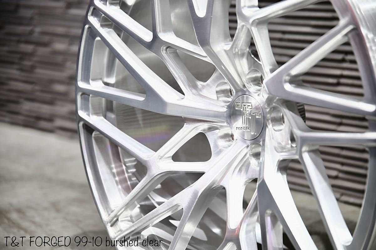 20インチ 4本セット T&T forged 鍛造 ホイール ベンツ 全車種に対応 CクラスEクラス CLA CLS SL SLK GLA V SLC EQA EQC 等にオーダーで作製_画像5