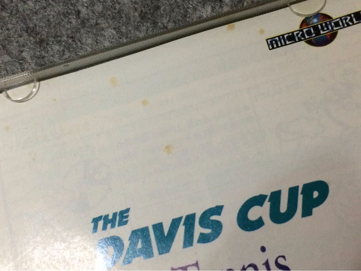 PCエンジン SUPER CD-ROM ザ・デビスカップテニス THE DAVIS CUP TENNIS