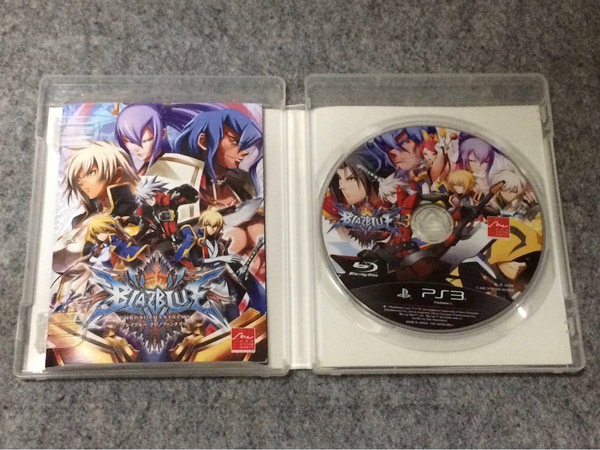 PS3 BLAZBLUE CHRONOPHANTASMA ブレイブルー クロノファンタズマ