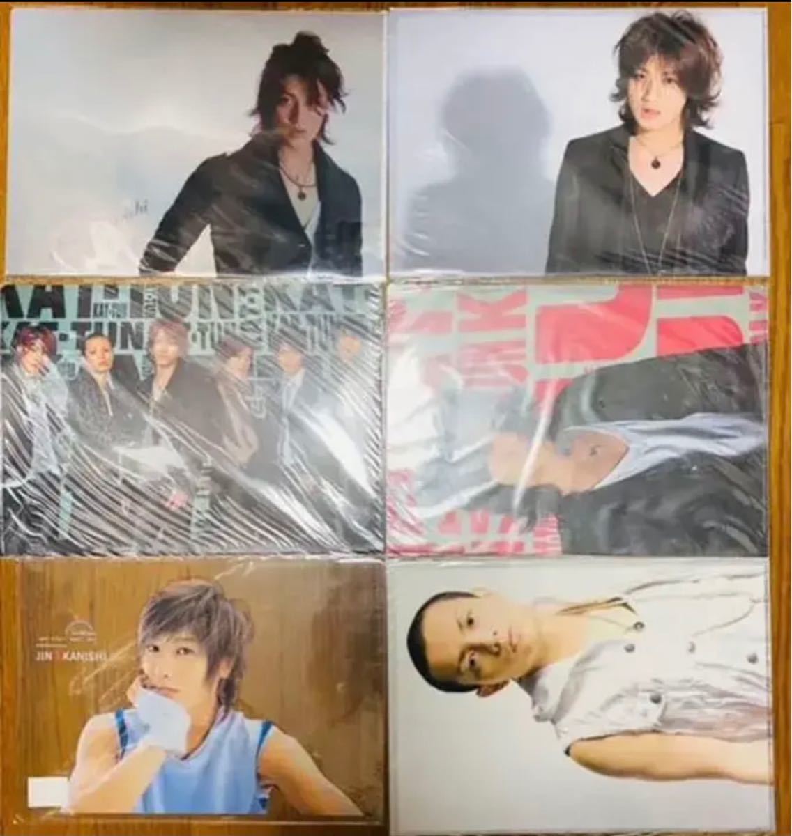 3 新品 KAT-TUN 赤西仁 クリアファイル 6枚セット 亀梨和也 上田竜也