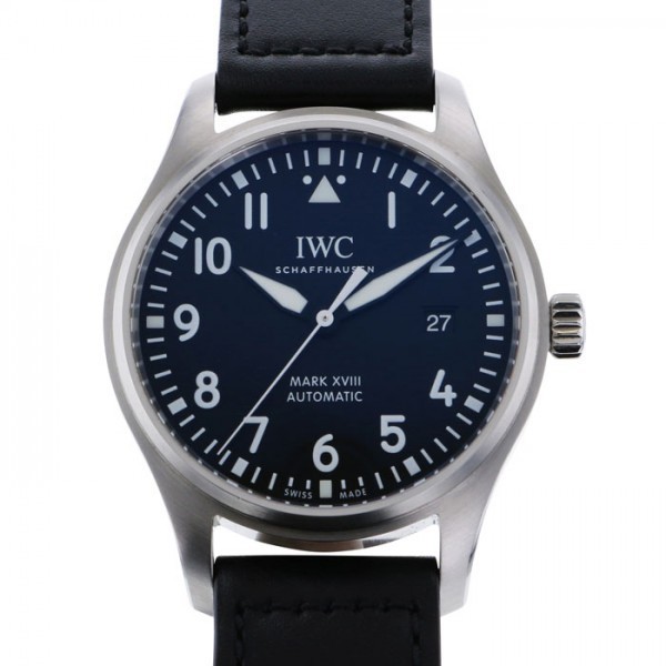 【限定品】 マークXVIII パイロットウォッチ IWC IW327001 メンズ 腕時計 新品 ブラック文字盤 パイロット・ウォッチ