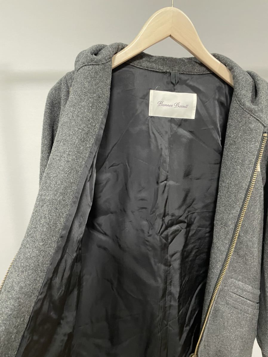 BANNER BARRETT Banner Barrett пальто M размер внешний женский серый 