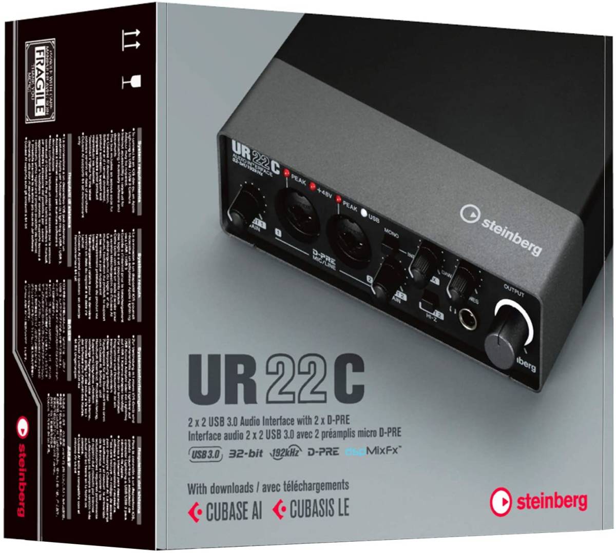 【新品・即納】UR22C スタインバーグ Steinberg USB3.0 オーディオインターフェイス - icaten.gob.mx
