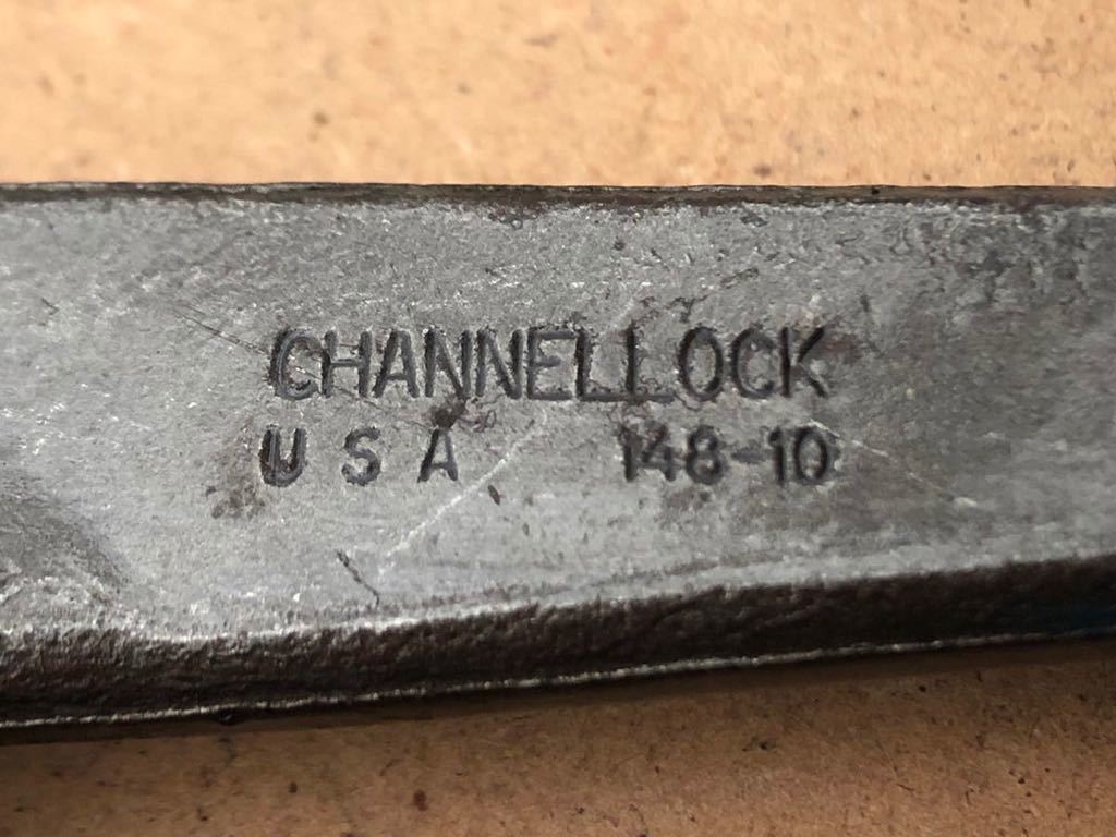 美品 中古 CHANNEL LOCK チャンネルロック 喰い切り 250mm 148-10 ヤットコ プロツール 職人工具 MADE IN USA アメリカ製_画像9