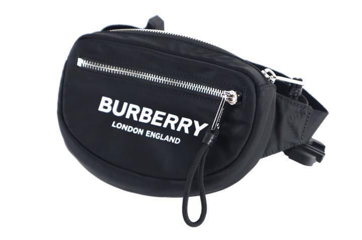 未使用 BURBERRY バーバリー ML CANNON ベルトバッグ-