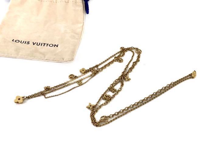 美品 LouisVuitton ヴィトン ネックレス ソートワール ブルーミング