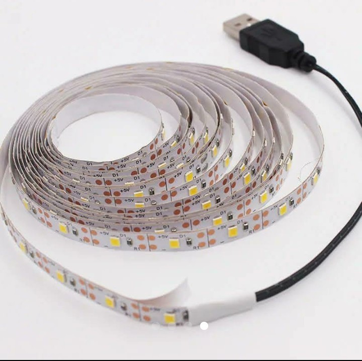 電球色 LEDテープライト ストリップ 照明 USB クローゼット ベット 玄関
