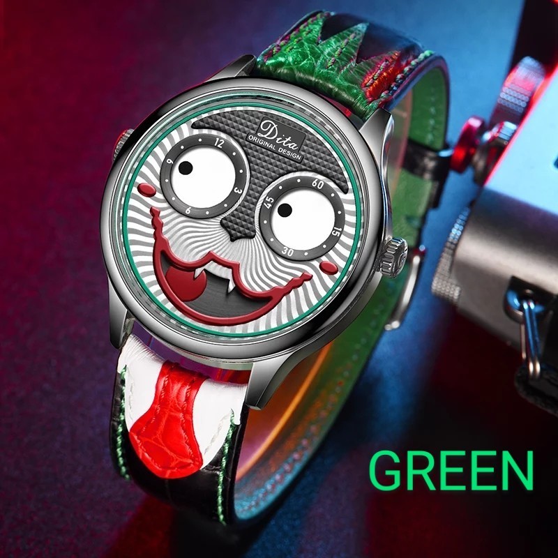 gn DITAWATCH MINIMALIST ジョーカーモデル ピエロウォッチ  メンズ腕時計  クォーツ